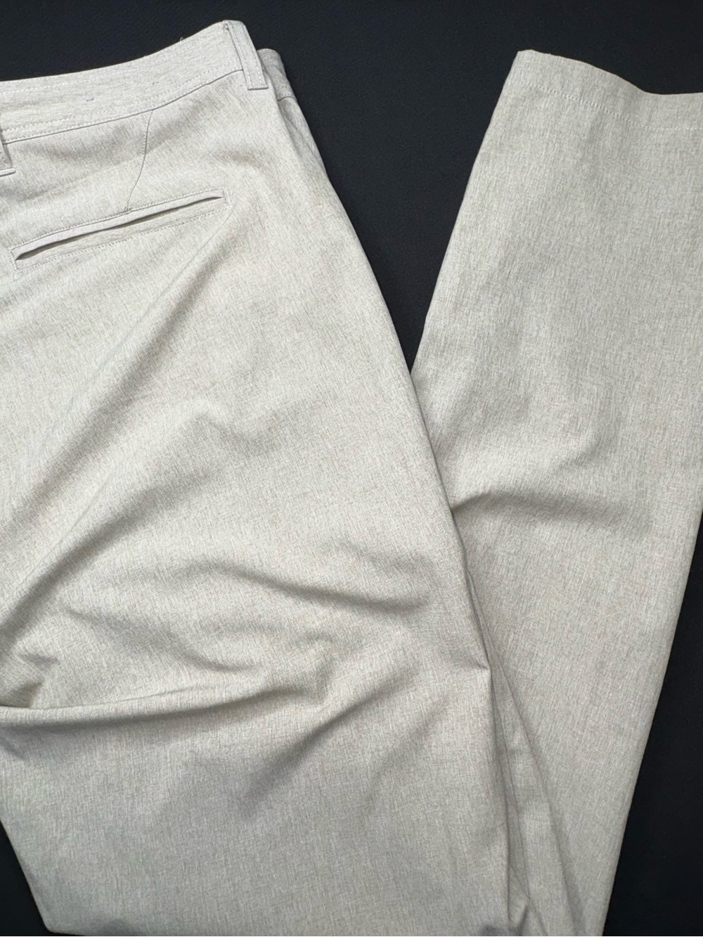 Linksoul Boardwalker Lightweight Mens 34x31 Stretch Poly-Cotton Golf Pants Tan